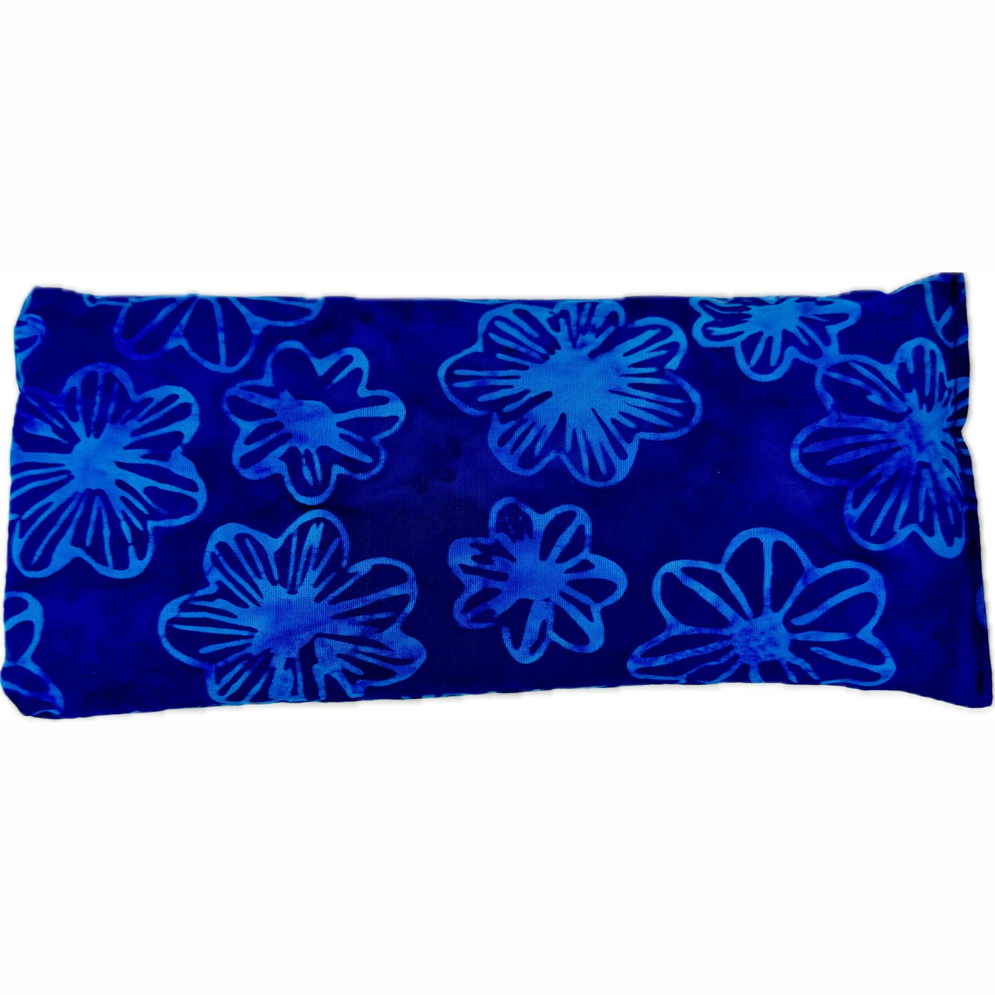 Therapeutic Eye Pillow - Royal Blue Lilypads