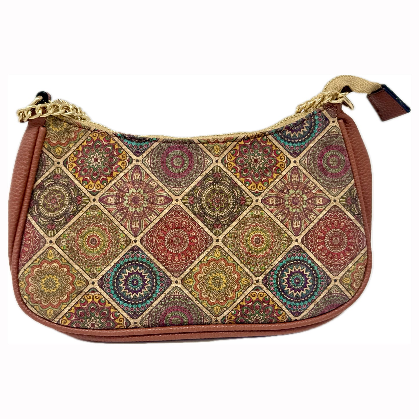 Cork Purse - Geometric Starburst