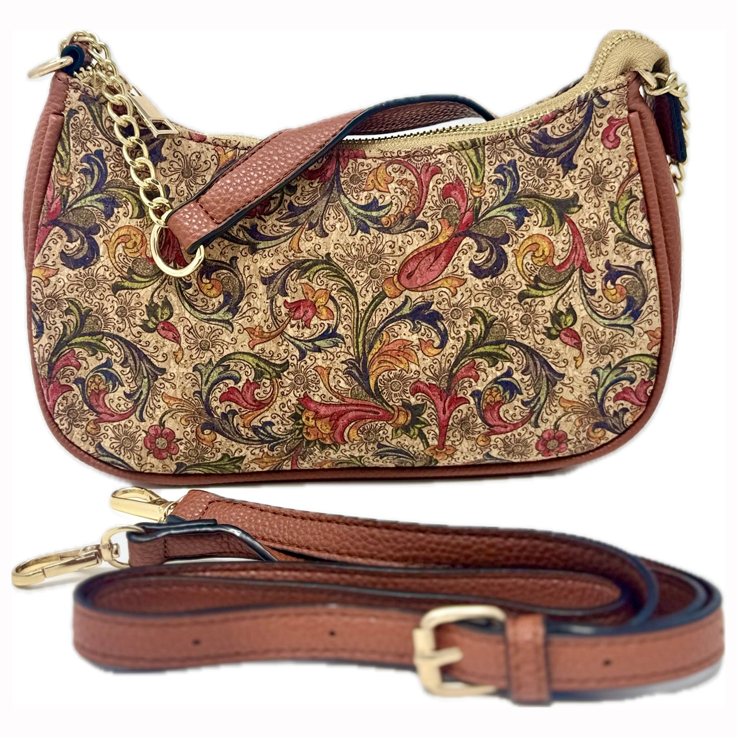 Cork Purse - Floral Bloom
