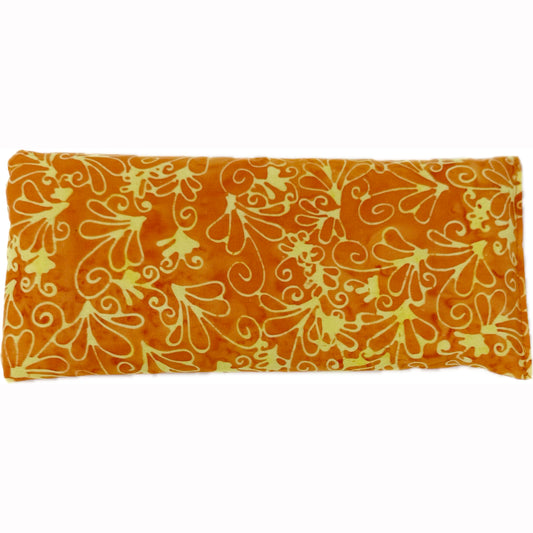 Therapeutic Eye Pillow - Filigree Orange Mischief