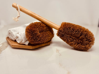 Lymphatic Dry Skin Brush With Handle