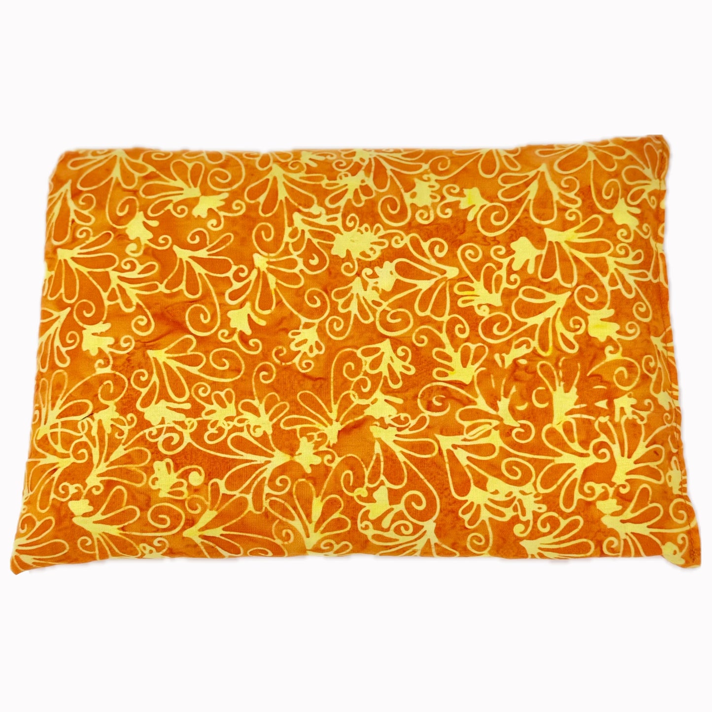 Hot & Cold Therapy Corn Pillow - Filigree Orange Mischief
