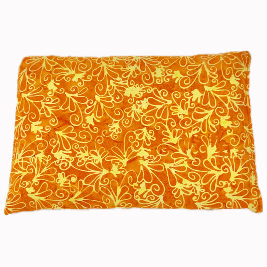 Hot & Cold Therapy Corn Pillow - Filigree Orange Mischief